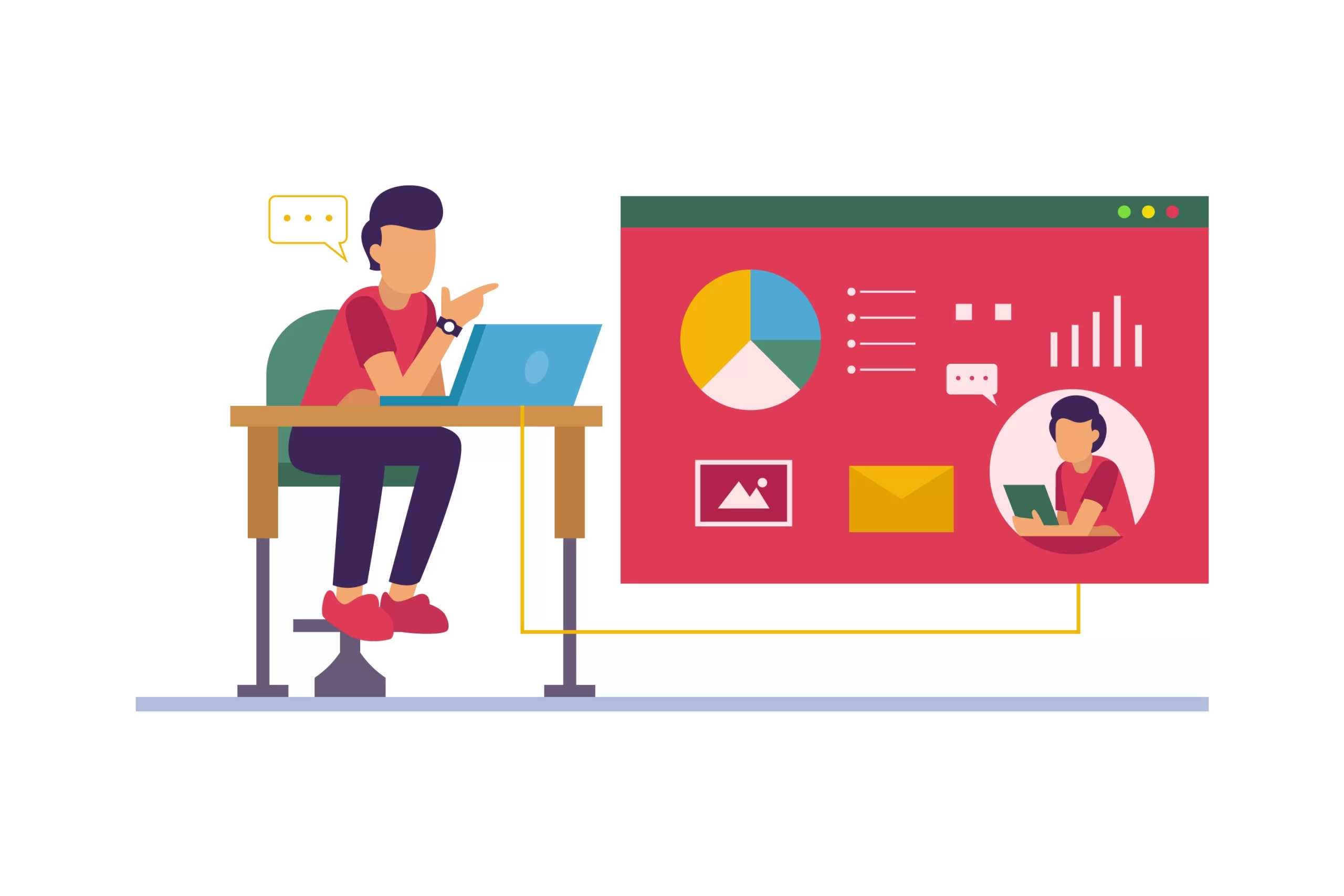 Recruiter using a digital dashboard to analyze candidate profiles, ensuring a perfect match between skills and job requirements.