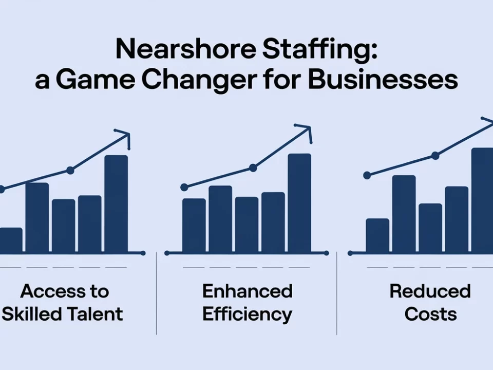 Discover how nearshore staffing boosts access to skilled talent, enhances efficiency, and reduces costs for businesses. Learn why it's a game changer today!