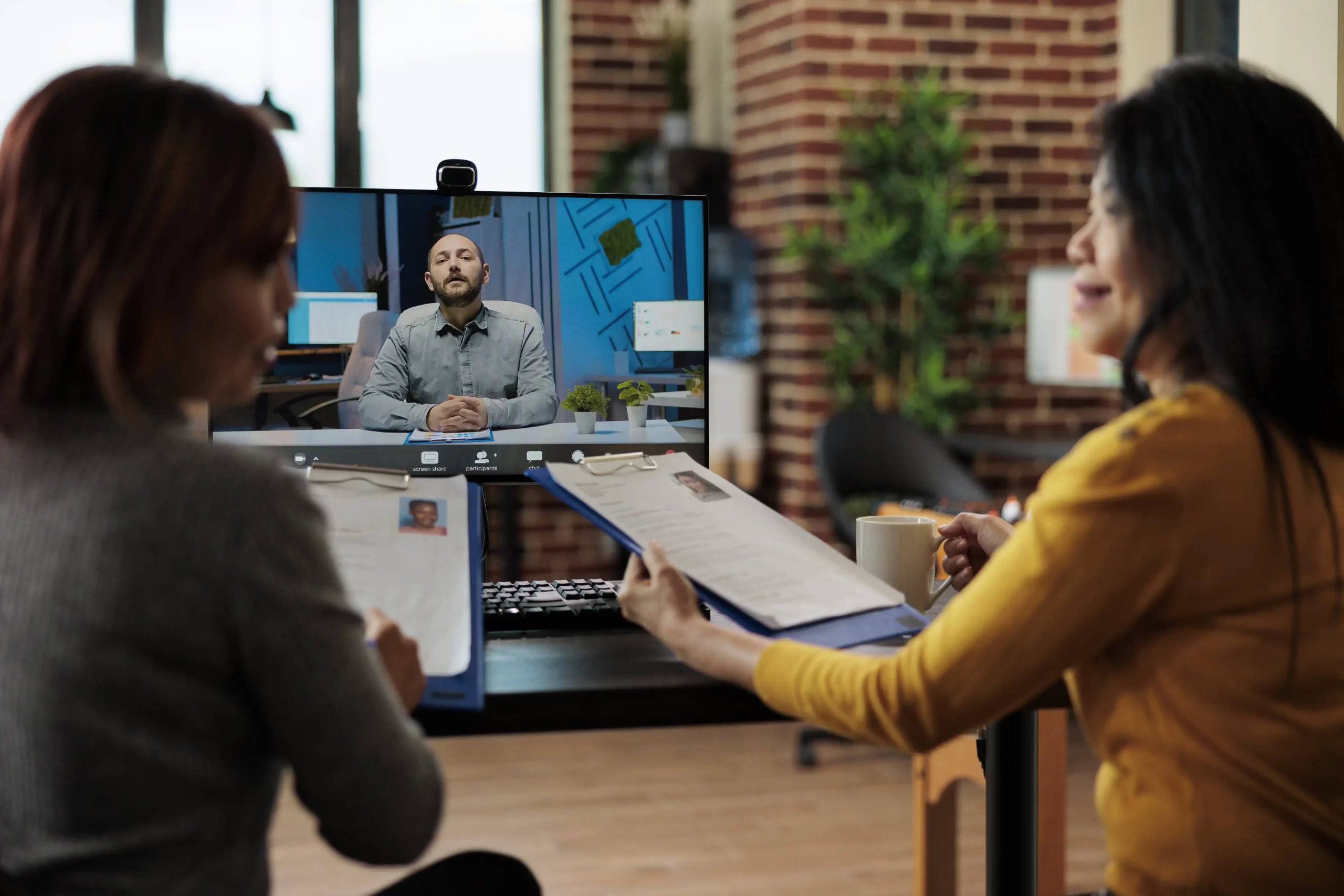 Remote worker engaged in a project from a home office, showcasing the flexibility and efficiency of virtual staffing solutions.